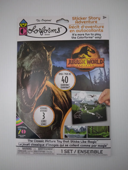 Colorforms Jurassic World Dominion Sticker Story Adventure Set - We Got Character Toys N More