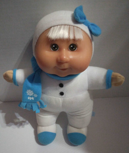 Cabbage Patch Kid Holiday Play Along in White Snowsuit - We Got Character Toys N More