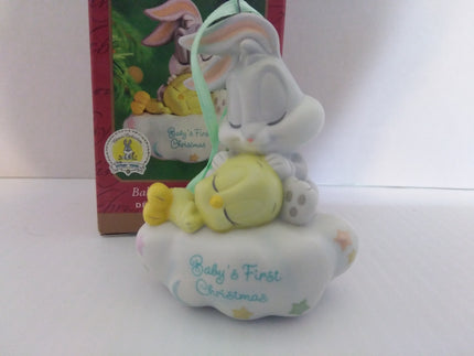 Hallmark Bugs Bunny Tweety Baby's First Christmas Ornament - We Got Character Toys N More