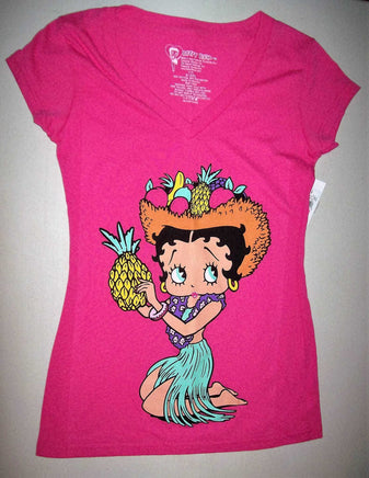 Betty Boop Hot Pink Junior Shirt - We Got Character Toys N More