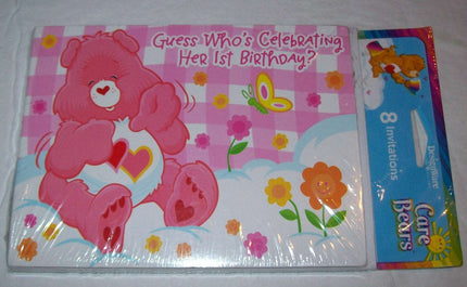 Care Bear Birthday Party Invitations - We Got Character Toys N More