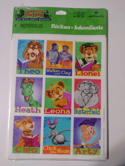 Between The Lions Sticker Pack - We Got Character Toys N More