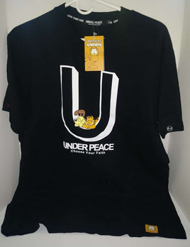 Black Garfield Under Peace T-Shirt - We Got Character Toys N More