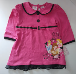 Disney Pink Princess Long Sleeve  Top size 24 months - We Got Character Toys N More