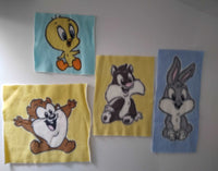 Baby Looney Tunes Fleece Fabric Pieces - We Got Character Toys N More