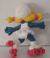 Smurfette Roller Skating Minature Figurine - We Got Character Toys N More