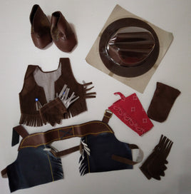 Treasured Toggery Cowboy Outfit For 12" Bear - We Got Character Toys N More