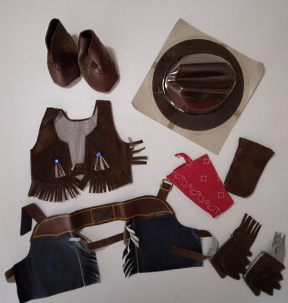 Treasured Toggery Cowboy Outfit For 12" Bear - We Got Character Toys N More