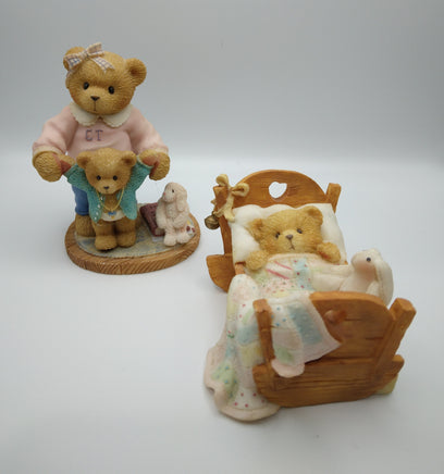 Lot of Two Cherished Teddies By Priscilla Hillman - We Got Character Toys N More