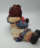 Raggedy Ann and Andy True Friends Holding Heart Figurine - We Got Character Toys N More