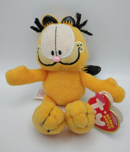 Garfield ty Beanie Babies Plush Zipper Pull - We Got Character Toys N More