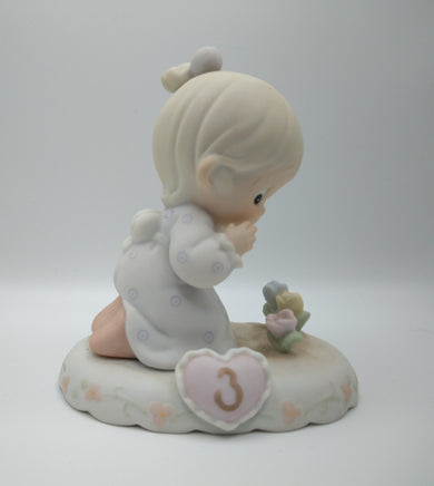 Precious  Moments Growing in Grace Figurine Age 3 - We Got Character Toys N More