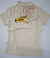 Garfield Beige Polo Shirt Size Large - We Got Character Toys N More