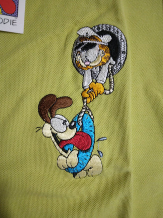 Garfield and Odie Polo Shirt Size L - We Got Character Toys N More