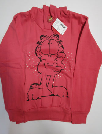 Garfield Pink Beaded Sweatshirt  Hoodie - We Got Character Toys N More