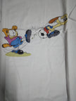Garfield & Odie White Soccer T shirt - We Got Character Toys N More
