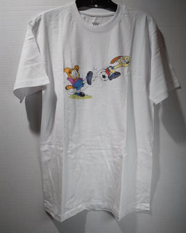 Garfield & Odie White Soccer T shirt - We Got Character Toys N More