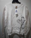 Adult M White Sweatshirt Featuring Garfield With Hot Chocolate - We Got Character Toys N More