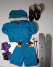 Tender Heart Teddy Bear Costume Outfit Skiing - We Got Character Toys N More