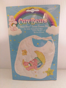 Care Bears Cheer Bear Cross Stitch Kit Bib - We Got Character Toys N More