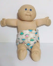 Bald Blue Eyed Cabbage Patch Kid Caleco - We Got Character Toys N More
