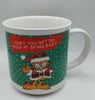 Garfield Christmas Coffee Cup On Being Bad