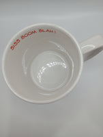 Garfield Coffee Cup Siss Boom Blah Black