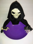 Animated Snapping Halloween Candy Dish Grim Reaper Skeleton - We Got Character Toys N More