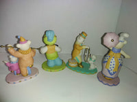 Avon 1993 Collectible Lot of 4 Circus Bears Figurines - We Got Character Toys N More