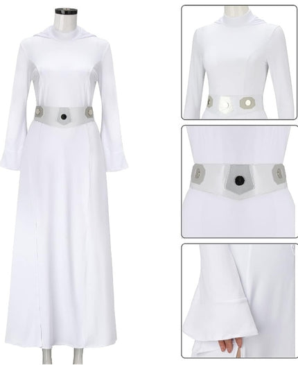Morrowind Cosplay Costume White Robe and Belt Size Large - We Got Character Toys N More