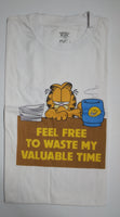 Feel Free To Waste My Valuable Time Garfield T Shirt - We Got Character Toys N More