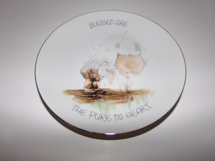 Precious Moments Plate Blessed Are The Pure In Heart - We Got Character Toys N More