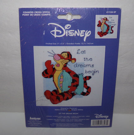 Disney Tigger Counted Cross Stitch Kit - We Got Character Toys N More