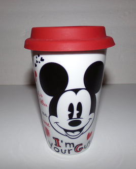 Mickey Mouse Quotes Double Wall Ceramic Travel Tumbler - We Got Character Toys N More