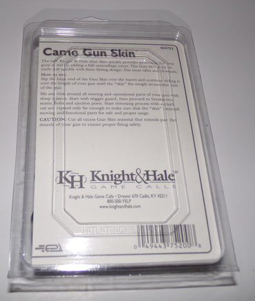 Knight & Hale Camo Gun Skin - We Got Character Toys N More