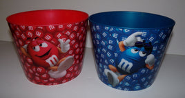 Lot of 2 M&M Popcorn Candy Bowls - We Got Character Toys N More