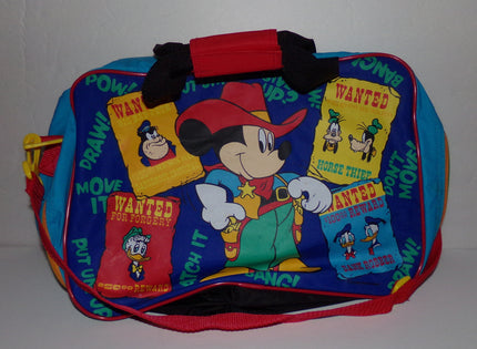 Mickey Mouse Cowboy Tote Bag Luggage Suitcase - We Got Character Toys N More