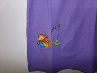 Garfield Purple Polo Shirt  XL - We Got Character Toys N More