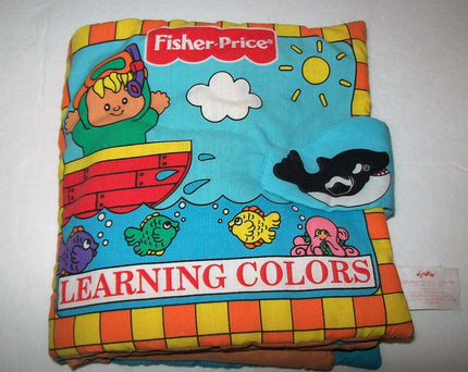 Fisher Price Cloth Activity Book Learning Colors - We Got Character Toys N More