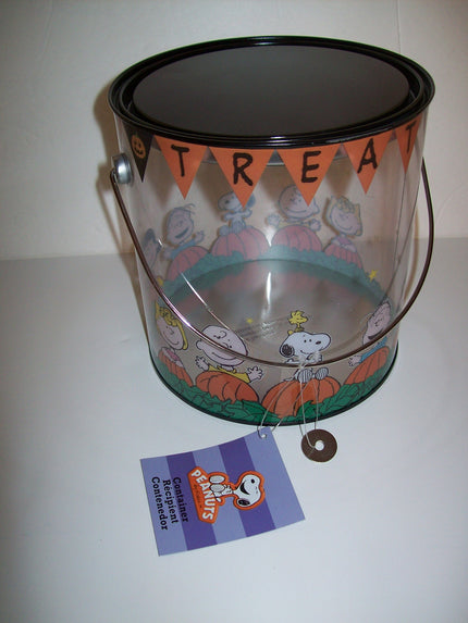 Peanuts Trick or Treat Paint Can Decoration - We Got Character Toys N More