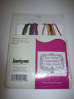 JanLynn Complete Counted Cross Stitch Kit  Live Simply - We Got Character Toys N More