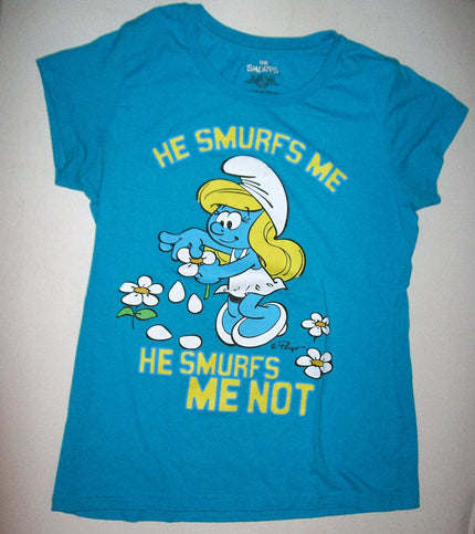The Smurfs XL Shirt He Smurfs me - We Got Character Toys N More