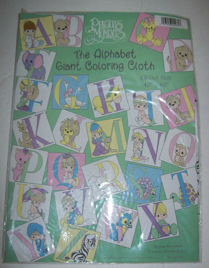 Precious Moments The Alphabet Giant Coloring Cloth - We Got Character Toys N More