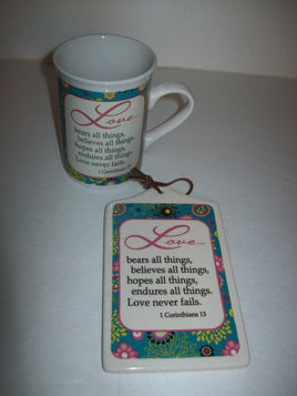 Love Bears All Things Coffee Cup & Plaque - We Got Character Toys N More