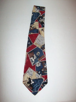 Mickey Mouse Comic Block Men's Neck Tie - We Got Character Toys N More