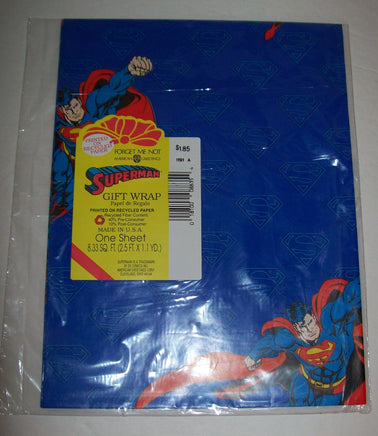 Superman Wrapping Paper by Forget Me Not - We Got Character Toys N More