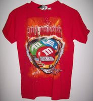 M&M Kyle Busch Red Racing T Shirt - We Got Character Toys N More