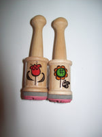 Lot of 2 Little Classic Rubber Stamps - We Got Character Toys N More