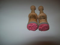 Lot of 2 Little Classic Rubber Stamps - We Got Character Toys N More