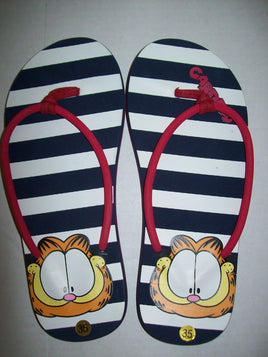 Garfield Striped Flip Flops - We Got Character Toys N More